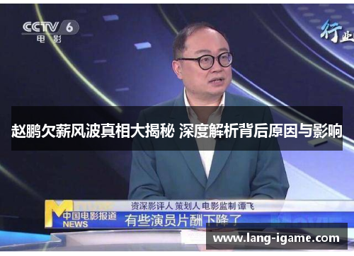 赵鹏欠薪风波真相大揭秘 深度解析背后原因与影响